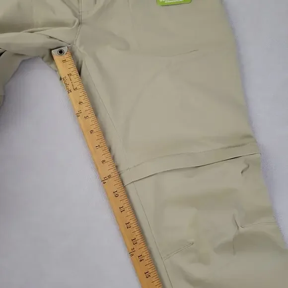 Columbia Womens Omni Shield Straight Leg Convertible Pants Active Fit 12 Long - Picture 7 of 13